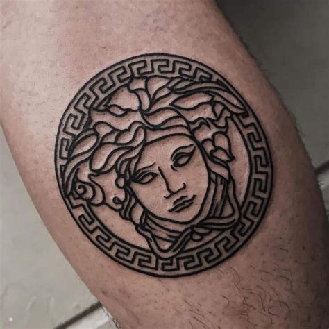 medusa versace tattoo|medusa full sleeve tattoo.